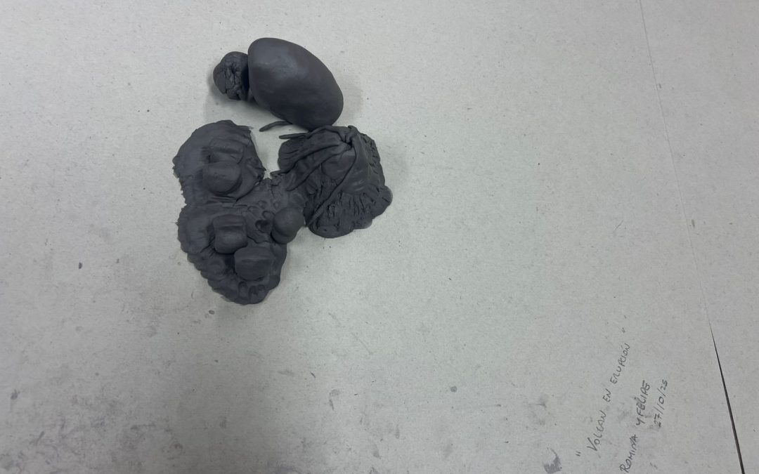 Volcán en Erupción